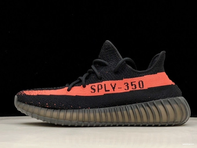 Adidas Black V2 Boost 350 BY9612 Core Yeezy Red 0707